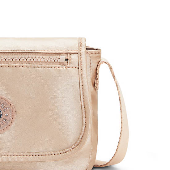 Kipling Sabian Metallic Crossbody Mini Çanta Altın | TR 1866RV